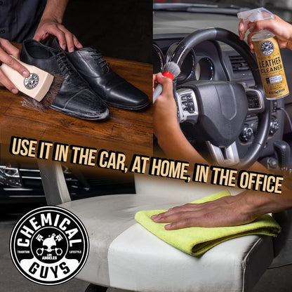 Chemical Guys Leather Conditioner, Vintage Series - Conditions, Nourishes, and Protects Natural, Synthetic, and Faux Leather Seats, Interiors, Apparel & Accessories, 16 fl oz