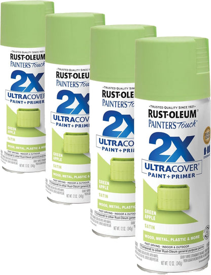 Rust-Oleum 334029 Painter's Touch 2X Ultra Cover Spray Paint, 12 oz, Gloss Clear - Colors A