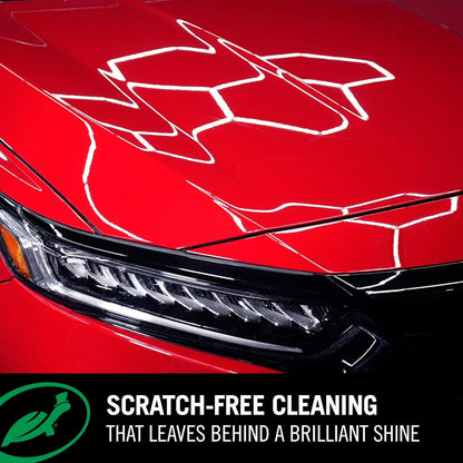 Turtle Wax Hybrid Solutions Ceramic Car Wash and Wax, Gentle pH Neutral Car Cleaner with Extreme Water Beading Paint Protection, High Gloss Spot-Free, Car Wax Shine, Fruity Scent, 48 oz (Pack of 2)