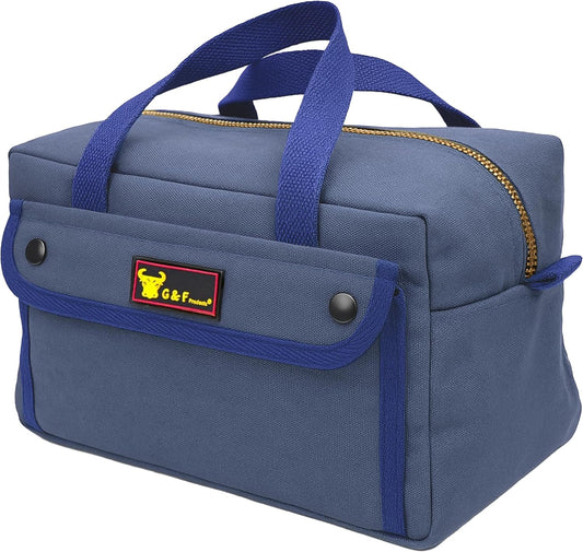 Waxed Canvas All Purpose Military Style Duffle Bag, Water-Resistant, Adjustable Strap, Fully Lined, Double Zipper Closure, heavy Duty, Olive Green