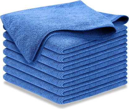 USANOOKS Premium 300GSM Microfiber Cleaning Cloth - 12.5"x12.5" High Performance - 1200 Washes, Ultra Absorbent Microfiber Towels for Cars Undercarriage, Rims & Engine Bay Cleaning - Microfiber Cloth