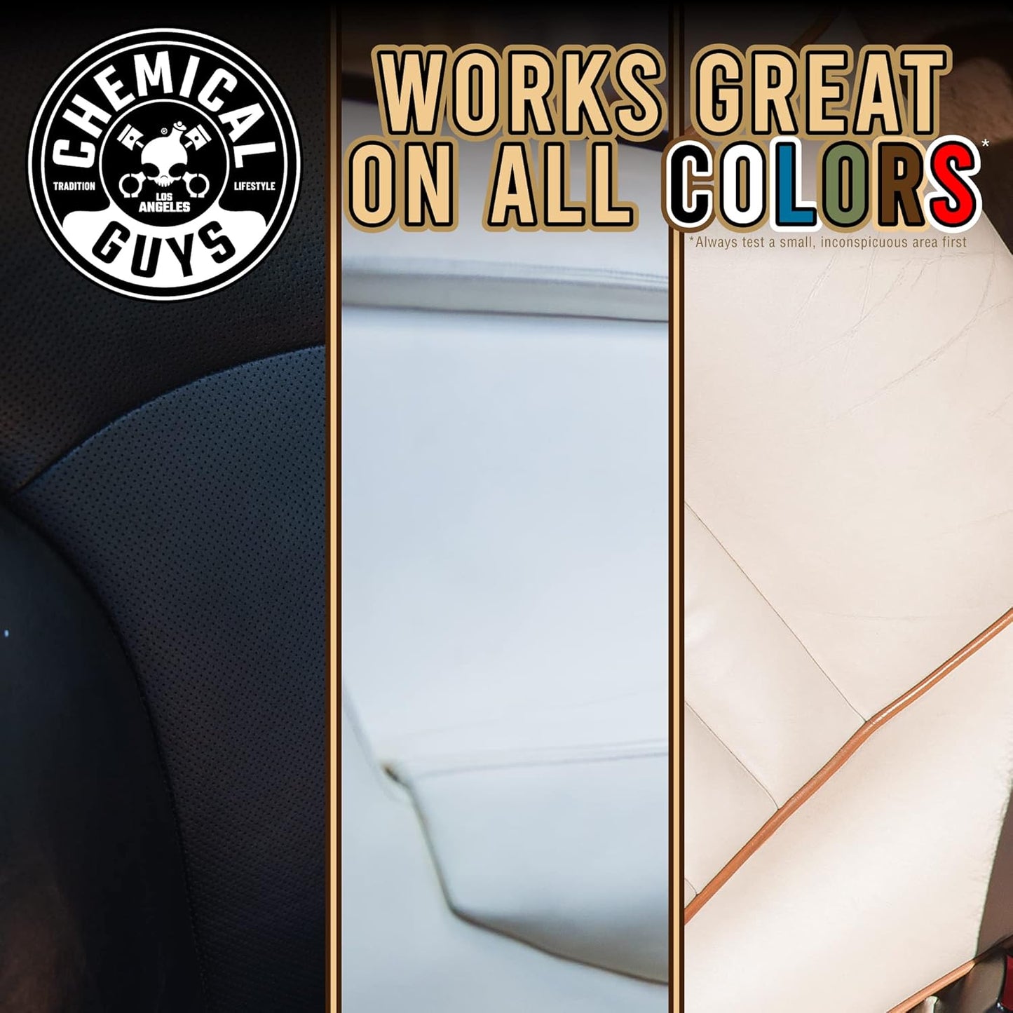 Chemical Guys Leather Conditioner, Vintage Series - Conditions, Nourishes, and Protects Natural, Synthetic, and Faux Leather Seats, Interiors, Apparel & Accessories, 16 fl oz