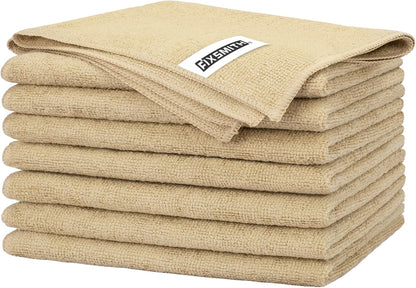 FIXSMITH Microfiber Cleaning Cloth - Pack of 50, Microfiber Towels for Cars 16 x 12 in, Highly Absorbent Cleaning Rags, Lint-Free, Streak-Free Cleaning Cloths for Car Kitchen Home Office