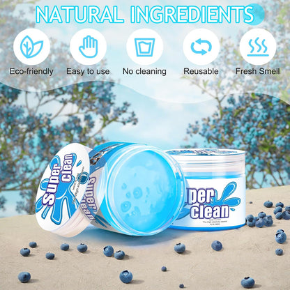 TeSabMi Car Cleaning Gel Car Cleaning Putty Car Putty Car Interior Cleaner Car Slime Car Detailing Kit Car Accessories Gifts for Dad Men Him Women Stocking Stuffers Pink