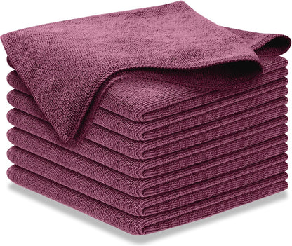 USANOOKS Premium 300GSM Microfiber Cleaning Cloth - 12.5"x12.5" High Performance - 1200 Washes, Ultra Absorbent Microfiber Towels for Cars Undercarriage, Rims & Engine Bay Cleaning - Microfiber Cloth