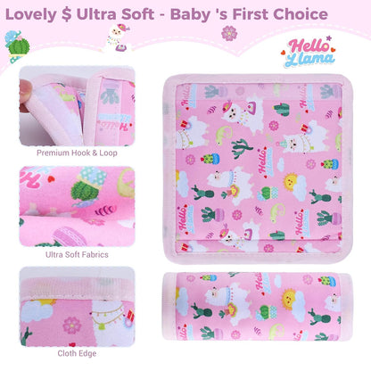 COOLBEBE Car Seat Straps Shoulder Pads for Baby Kids, Super Soft Seat Belt Covers for All Car Seats/Pushchair/Stroller/High Chair