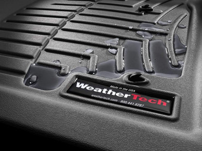 WeatherTech FloorLiners Custom Fit for 2017-2022 Honda CR-V, 2020-2022 CR-V Hybrid - 1st & 2nd Row (441110-1-2), Black