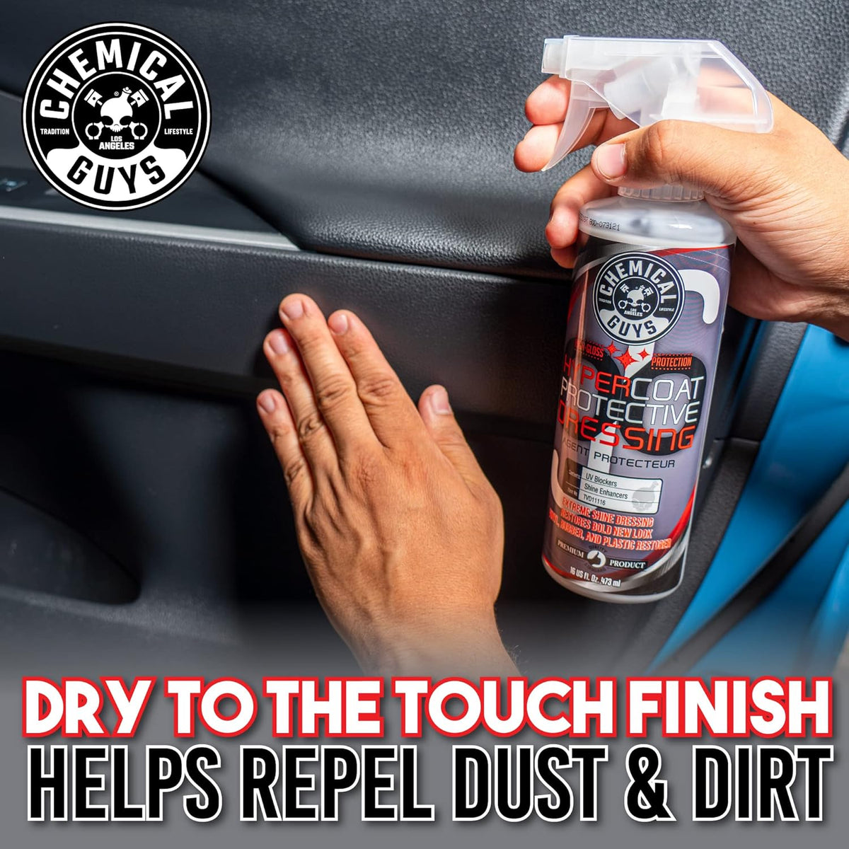 Chemical Guys G6 HyperCoat High Gloss Protectant Dressing, For Vinyl, Rubber, Plastic, Tires and Trim, Gloss Dressing Restores Shine & Protection for Cars, Trucks, Motorcycles, SUVs and RVs, 16 oz