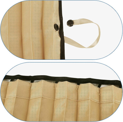 ZATOOTO Suede Car Window Shades 4PCS - Car Window Covers for Ultimate Privacy, UV Protection, and Heat Insulation, Side Window Sun Shade Perfect for Camping, Travel, Baby Safety, and Daily Use