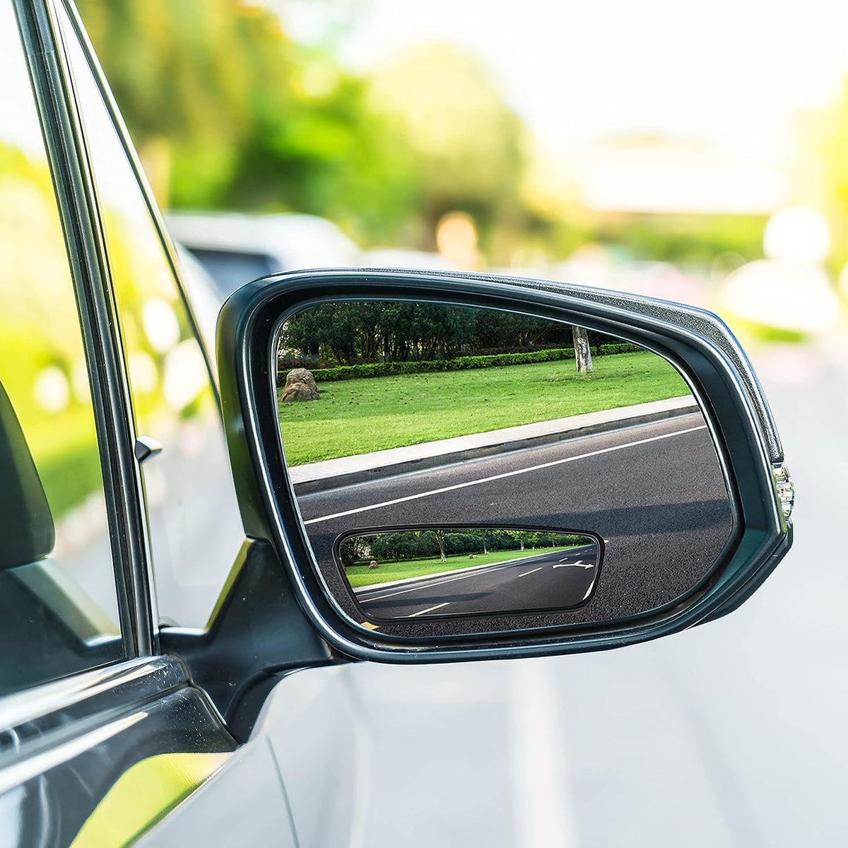 Blind Spot Mirror 2 Pack, 2 Inch Round HD Glass Convex Mirror for Car, Wide Angle Side Rearview, Waterproof 3M Adhesive, Easy Installation for Cars SUV and Trucks - Performore