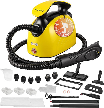 Waitbird Steam Cleaner, Steam Cleaner For Home,Handheld Steam Cleaner With 21 Accessories,248 ° F High Temperature,Suitable For Floors,Sofas,Interior Decoration,Barbecue Grills,Mop Replacement Parts