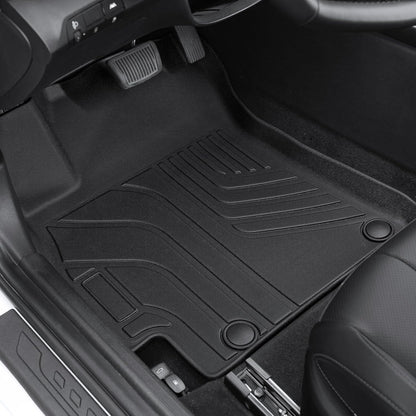 Floor Mats for Hyundai Elantra Gas 2021-2026, All Weather Floor Mats Trunk Cargo Liner and Door Sill Guards Accessories, Full Coverage Set (Not fit Hybrid Models)