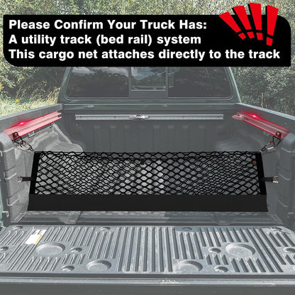 Muslogy Truck Bed Cargo Net Trunk Netting Compatible with 2023-2025 2026 Honda CR-V Accessories, Pickup Cargo Organizer SUV Sedan Storage Net w/Heavy Duty Carabiners - Colors A
