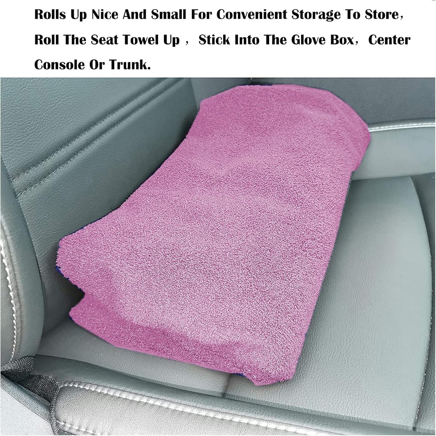 Car Seat Cover Protector Front Seats,for Gym Workout,Running,Swimming,Beach and Hiking,Waterproof Sweat Towel Bucket Seat Covers for Cars SUV Trucks (Black, 1Pcs)