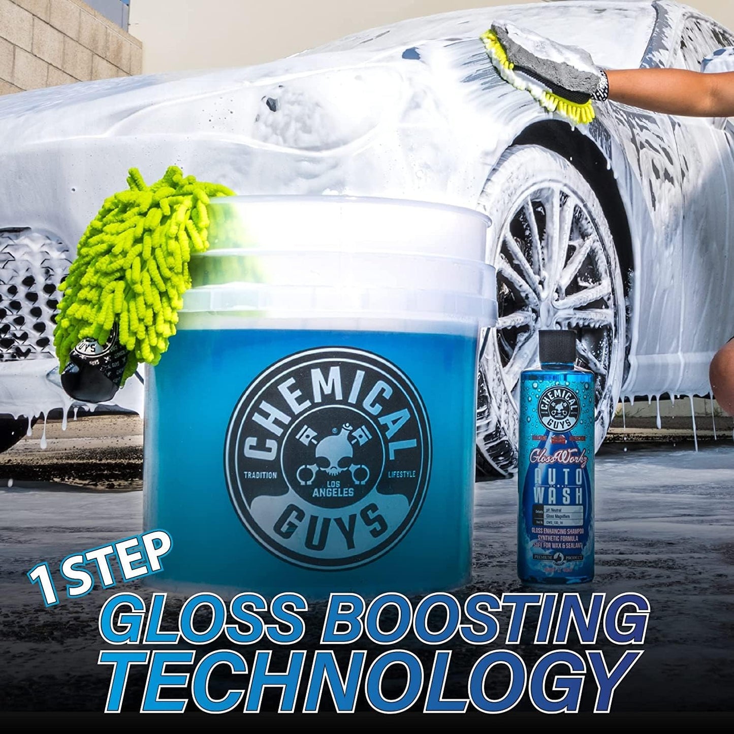 Chemical Guys TORQ Professional Max Foam 8 Cannon and Honeydew Snow Foam Soap Kit - High Foaming Car Wash Cannon with 1 Gallon Concentrated Soap - Safe for Cars, Trucks, SUVs, RVs and More, 128 fl oz
