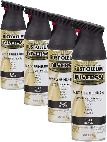 Rust-Oleum 302151 Universal All Surface Clear Topcoat Spray, 11 oz, Dead Flat Clear - Colors A