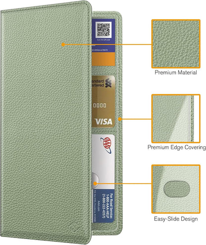 FINPAC Car Registration and Insurance Card Holder, Vehicle Glove Box Card Organizer Wallet Automobile Accessories for License