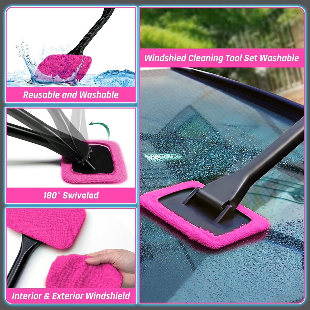 47PCS Car Detailing Kit Interior Cleaner, Car Cleaning Kit, Car Vacuum Car Interior Detailing Kit, Car Wash Kit with Bucket Auto Detailing Brush Set Car Accessories for Motorcycle, Cars, Bikes, Wheels