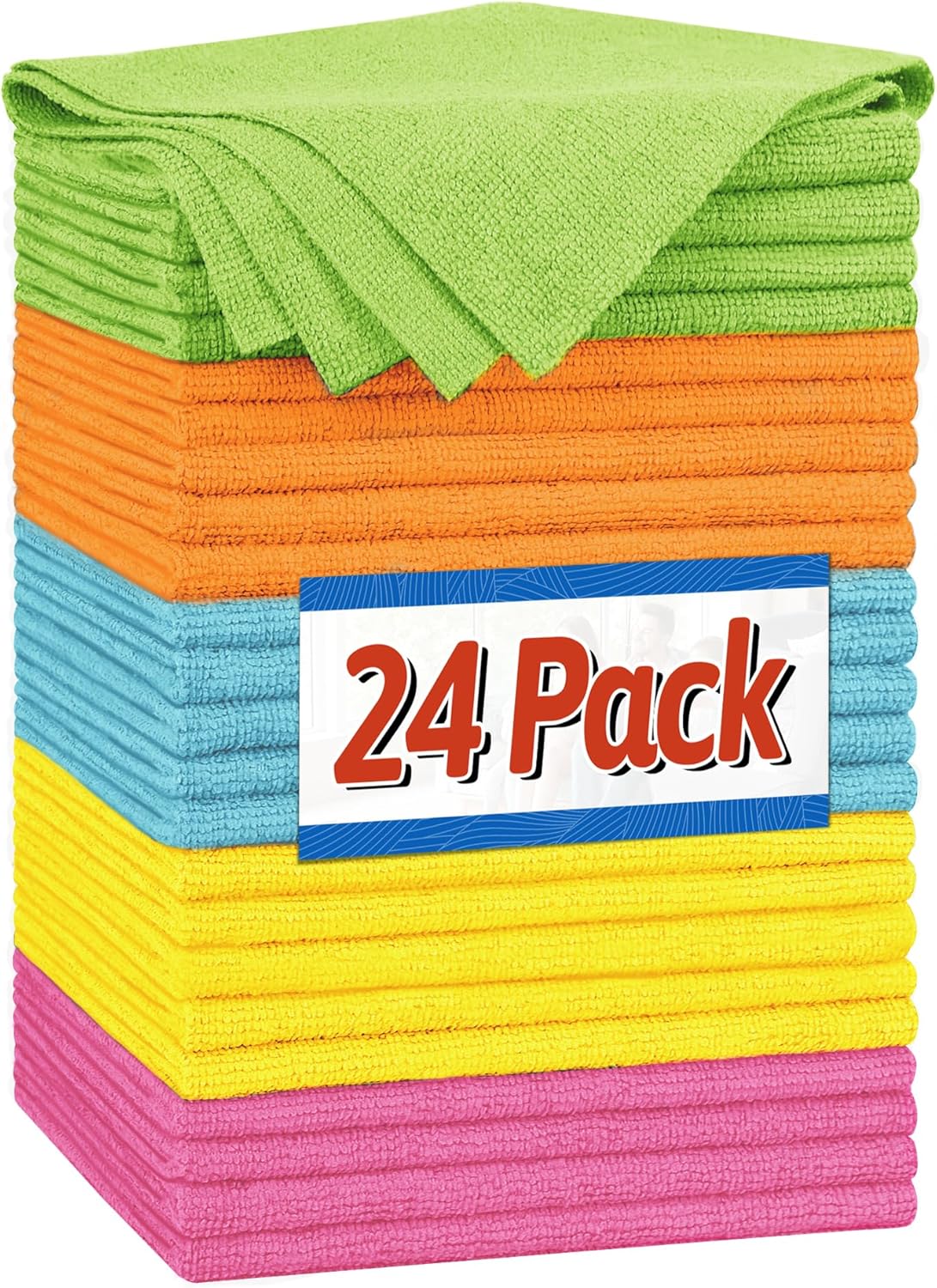 FIXSMITH Shop Towels, Pack of 200, Grey Microfiber Cleaning Cloth Bulk, Microfiber Towels for Cars, All-Purpose Absorbent Cleaning Rags, Dust Cloth for Automotive, Mechanic, Garage, 11.5 x 11.5 inch