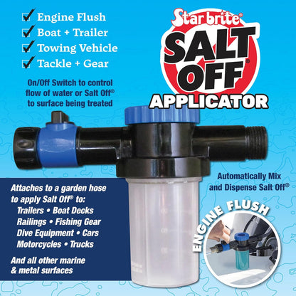 STAR BRITE Salt Off Concentrate - Ultimate Salt Remover Wash & Marine Engine Flush for Boats, Vehicles, Trailers, and More - 128 OZ Gallon (093900N)