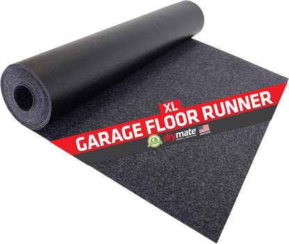 Drymate XL Oil Spill Mat (36" x 59"), Premium Absorbent Oil Pad, Reusable, Washable, Durable, Waterproof Backing Contains Liquids, Protects Garage Floor Surface (USA Made)
