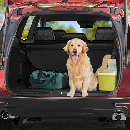 OEDRO Cargo Trunk Liner Fit for 2010-2017 Chevrolet Equinox L/LS/LT/LTZ/Premier& 10-17 GMC Terrain SL/SLE/SLT/Denali, All Weather Custom Fit Anti-Slip Cargo Mat, Black