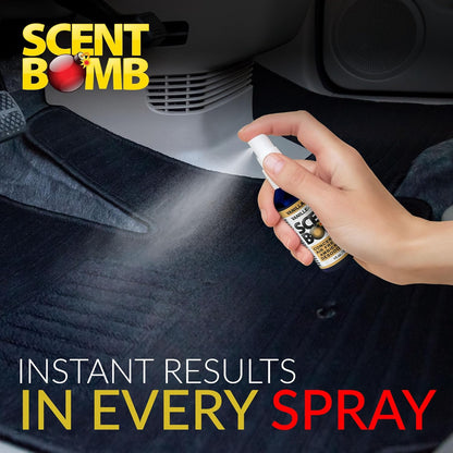 Scent Bomb Air Freshener Spray, Long-Lasting Odor Eliminator - Effective Deodorizer for Home & Car, Fresh Room Spray for Kitchen, Bathroom & Smell Neutralizer - 1 oz Pack of 4, Black Cherry Scent