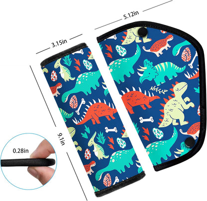 Shoulder & Belly Protective Padding - Soft Breathable Hypoallergenic Cushion Cover, Dinosaur
