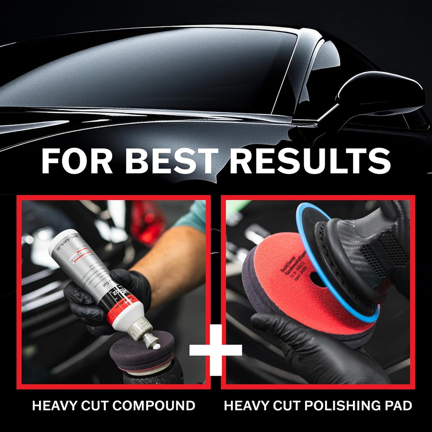 KOCHCHEMIE Heavy Cut Coarse Polishing Compound v2- Silicone-Oil-Free; Fast Reworking of Heavily Weathered Paintwork and Deep Scratches; Ideal for Soft and Scratch-Proof Paint (250ml)