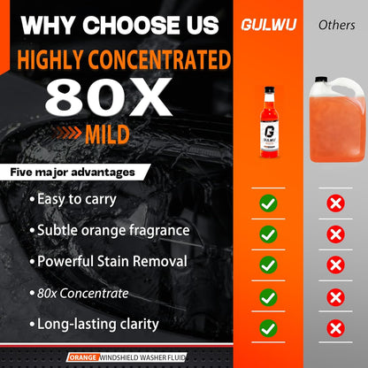 Windshield Washer Fluid: The Best All-Season Car Window Cleaner for Clear Vision in Winter and Summer - Bug Remover for Your Vehicle
