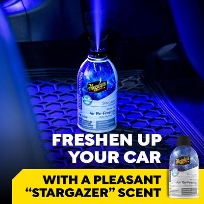 Meguiar’s Whole Car Air Refresher Odor Eliminator, Summer Breeze, 2 Oz— Car Air Freshener For Commuters, Detailers; Mist Refreshes Cabin For Sedan, Suv, Truck, Van
