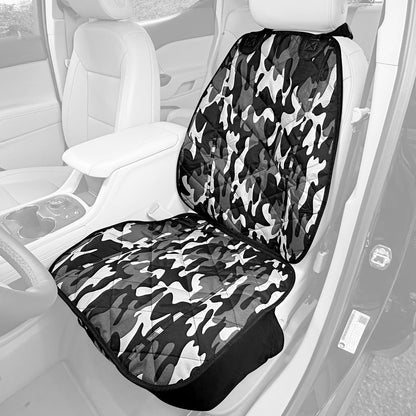 4Knines Car Seat Cover for Dogs – Durable Captains Seat & Front Seat Protector for Dogs, Waterproof, Non-Slip Car Seat Cover for Pets, Easy Install, Protects Vehicle from Dirt, Fur, Scratches (Black)