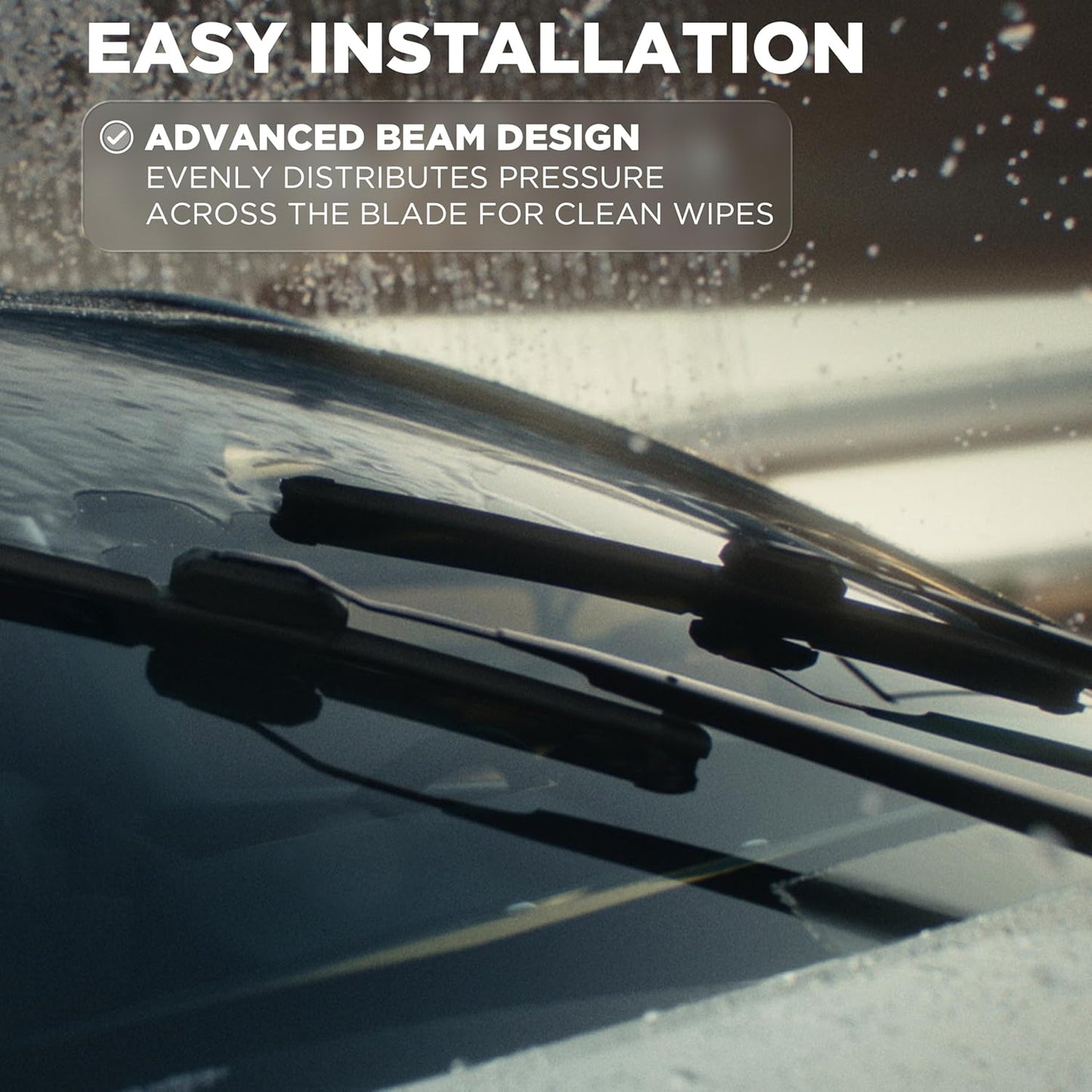 Rain-X 810363 Repellency Water Repellent Wiper Blades, 22" Windshield Wipers (Pack of 2), All Weather Streak-Free for Enhanced Visibility w/Water Repellency Formula [Amazon Exclusive] - Colors A