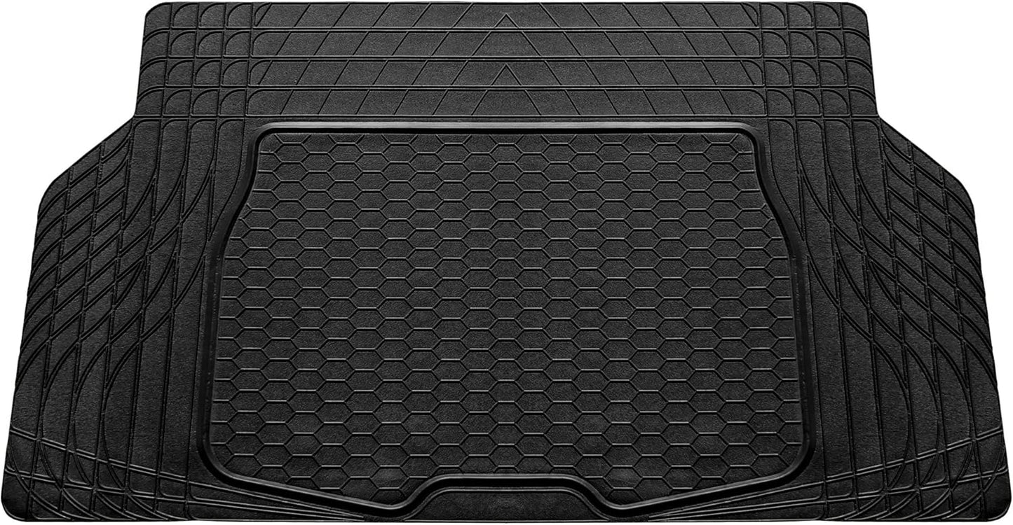 FH Group ClimaProof Universal Cargo Mat – All-Weather, Trimmable Trunk Mat (55" W x 31.5" D) – Fits Most Cars, SUVs & Trucks – Black