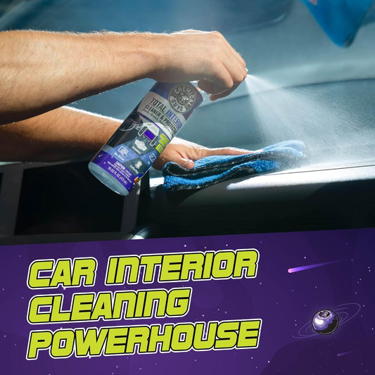 Chemical Guys Total Interior Cleaner & Protectant - (16 oz) All-in-One Car Interior Cleaner for Dash, Seats, Carpet, Glass, Vinyl, Leather, and Plastic - Galactic Scent