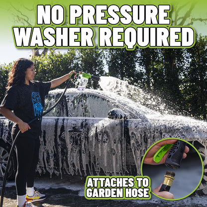 Chemical Guys Foam Blaster 6 Car Wash Gun, Chemical Guys Foam Gun, and Chenille Scratch-Free Microfiber Wash Mitt - Connects to Any Garden Hose for Thick Suds - Safe for Cars, Trucks, SUVs - 2 Items