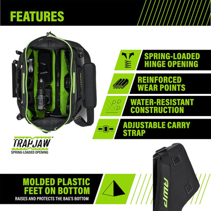 AWP Tool Bags, Premium Tool Bag, Black, Durable Tool Tote, for Professionals and Contractors