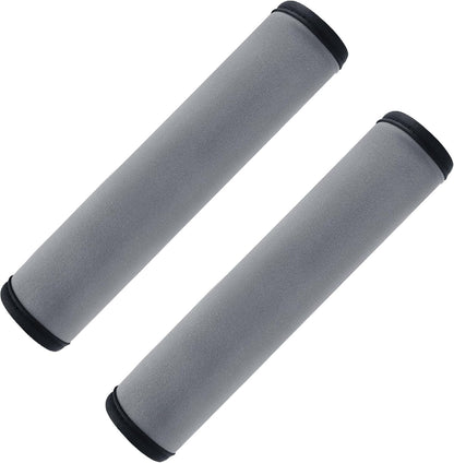 Extra Long Car Seat Belt Cover, 2Pack Waterproof Seatbelt Shoulder Pad for Comfortable Driving, Soft Seatbelt Strap Covers for Adults Kids Women & Men, Machine Washable, Grey