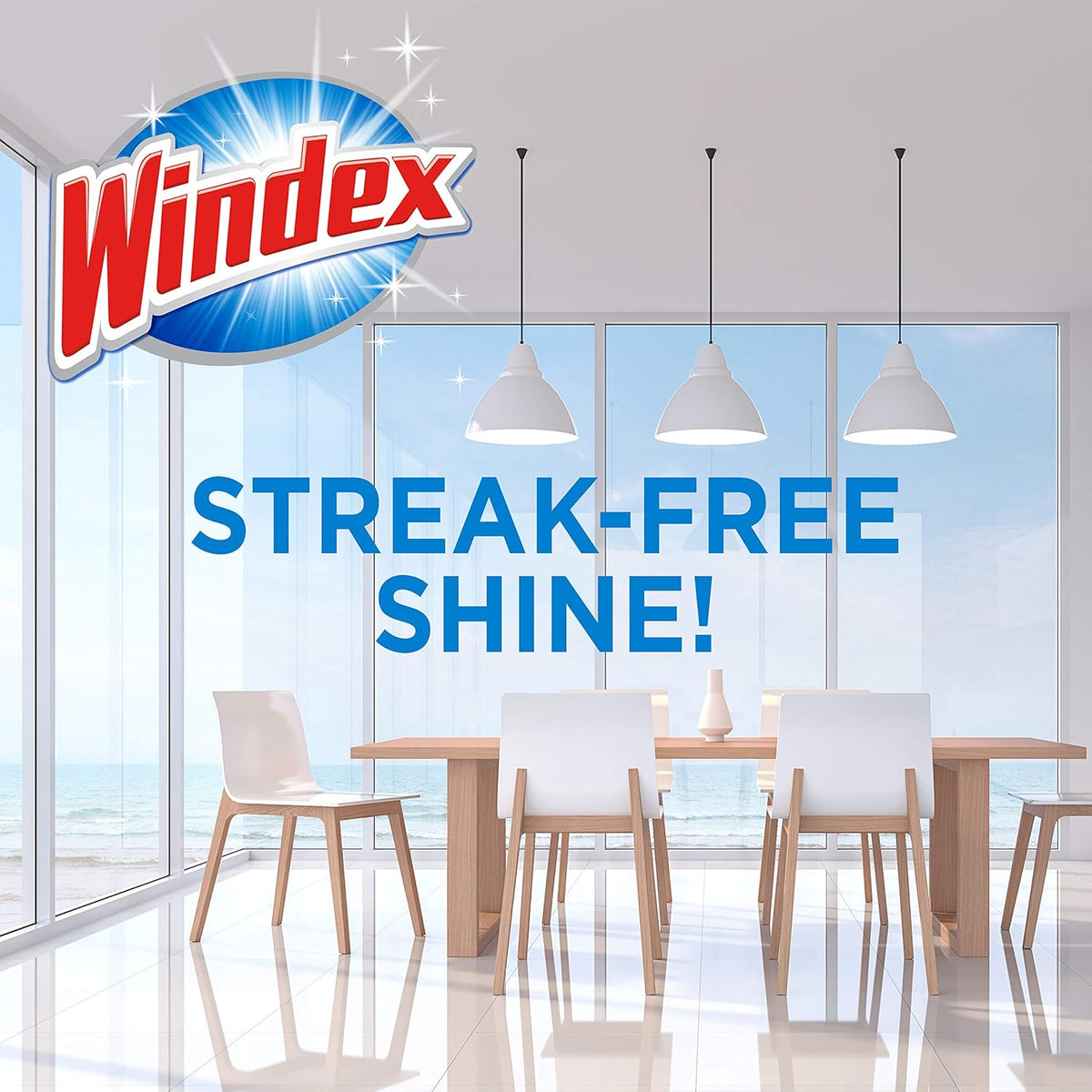 Windex Wipes Glass Cleaning, Pre-Moistened Glass and Surface Wipes to Clean Home Surfaces, Household Essentials, Original Scent, 38 Count (Pack of 1)