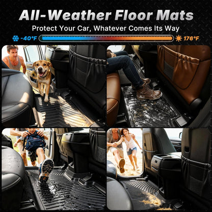 OEDRO Cargo Trunk Liner Fit for 2010-2017 Chevrolet Equinox L/LS/LT/LTZ/Premier& 10-17 GMC Terrain SL/SLE/SLT/Denali, All Weather Custom Fit Anti-Slip Cargo Mat, Black