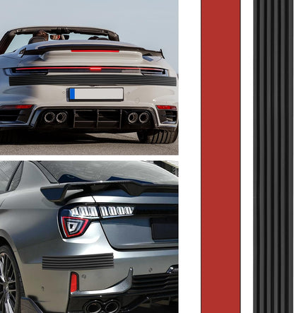 Car Bumper Protector Guard,Wavy Rear Bumper Protector for Anti-Scratch & Anti-Collision,Rear Front Bumper Guard with Strong Adhesive Backing Suitable for SUV,Car,Truck