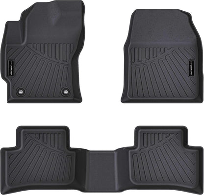 All Weather Floor Mat Fit for Toyota Corolla(Include Hybrid Exclude Hatchback) 2026 2025-2020 TPE Rubber Liners Corolla Accessories All Season Guard Odorless Anti-Slip Liner Black