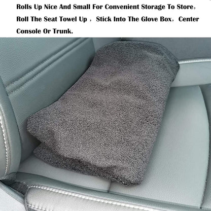 Car Seat Cover Protector Front Seats,for Gym Workout,Running,Swimming,Beach and Hiking,Waterproof Sweat Towel Bucket Seat Covers for Cars SUV Trucks (Black, 1Pcs)