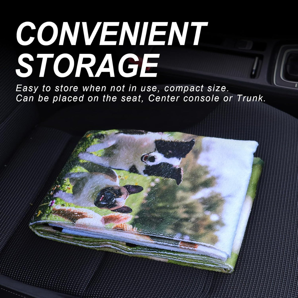 Car Seat Cover Protector Front Seats,for Gym Workout,Running,Swimming,Beach and Hiking,Waterproof Sweat Towel Bucket Seat Covers for Cars SUV Trucks (Black, 1Pcs)