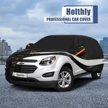 10 Layers Car Cover Custom Fit for Mercedes Benz C Class C250 C300 C43 C63 (1993-2026), Waterproof All Weather for Automobiles, Outdoor Full Cover Sun Dust Rain Protection with Cotton. Black - Colors B