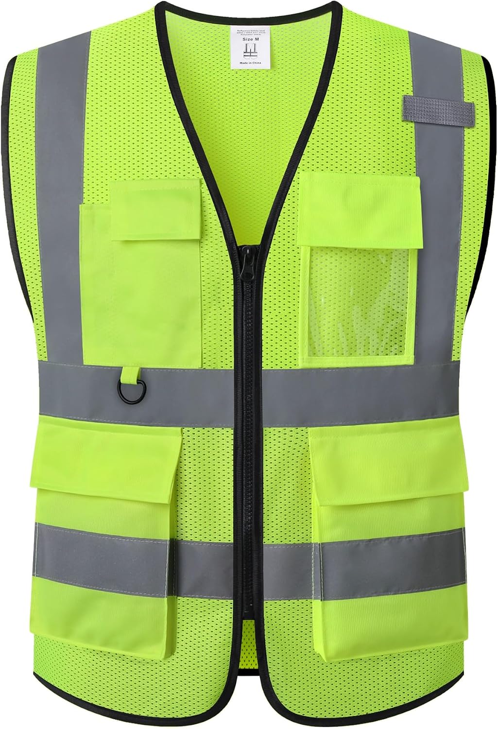Safety Vest for Men Women Hi Vis Vest with Pockets Mesh High Visibility Vests Meets ANSI/ISEA Standards