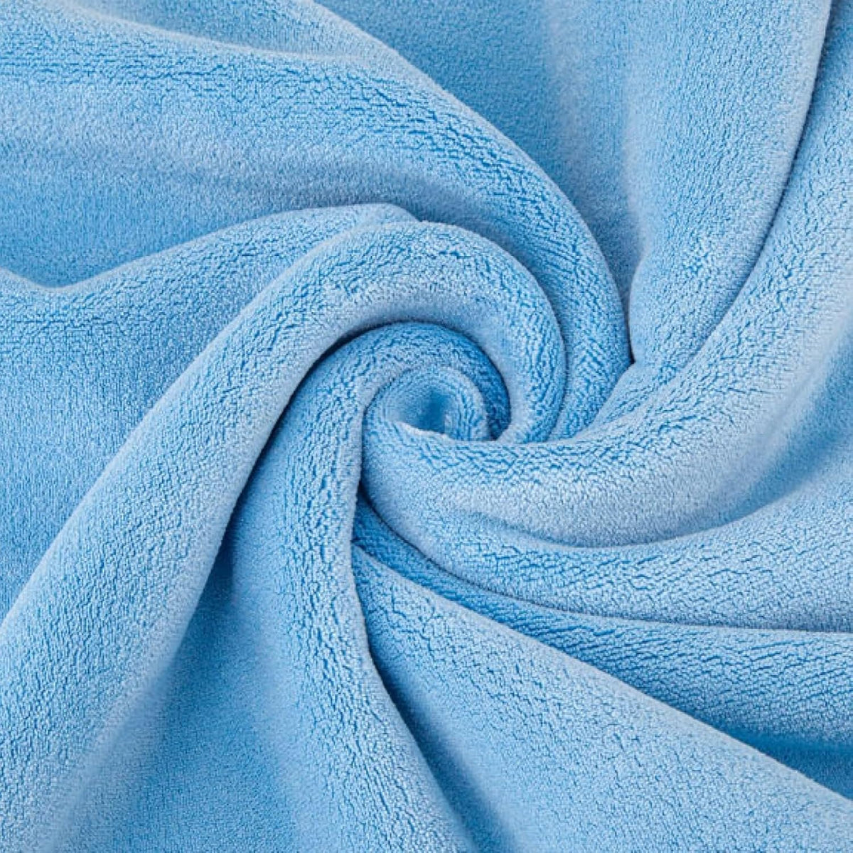 Amazon Basics Super Absorbent Microfiber Car Drying Towel, Streak-Free, Non-Abrasive, 36"L x 25"W, Gray