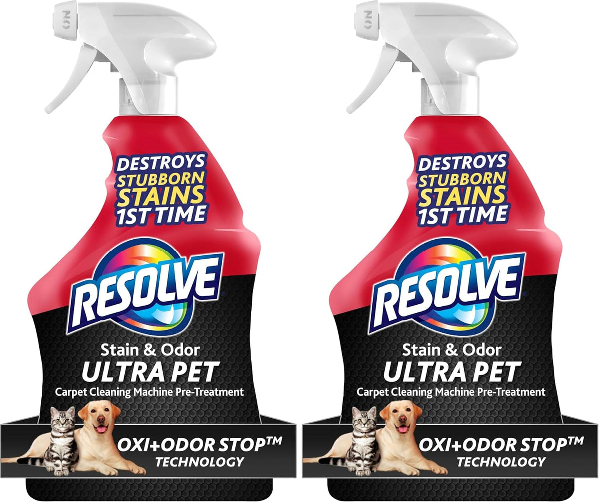 Resolve Ultra Pet Carpet Cleaner Spray – for Removal of Pet Stains & Odors, 32oz