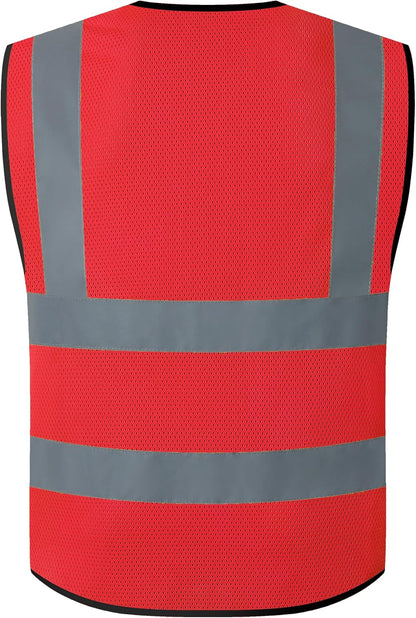 Reflective Safety Vest for Men Women Construction Vest Meet ANSI/ISEA Standard