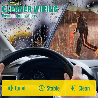 26" 16" 12" Windshield Wiper Blades Replacement for Toyota RAV4 2019 2020 2021 2022 2023 2024 2025 RAV 4 / Mazda 5 2006-2015 Premium All Weather Front Rear Wipers Set - OEM Quality (Pack of 3) - Colors D